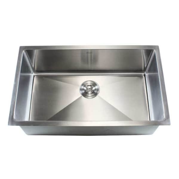 Shop Stainless Steel Undermount Single Bowl 15mm Kitchen ...