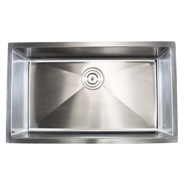 Stainless Steel Undermount Single Bowl 15mm Kitchen Sink