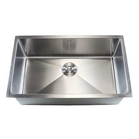 Stainless Steel Undermount Single Bowl 15mm Kitchen Sink