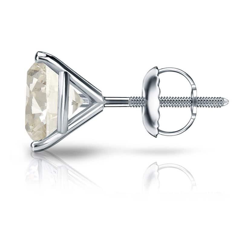 Auriya 1/4 to 3/4ctw Round Diamond Stud Earrings Platinum