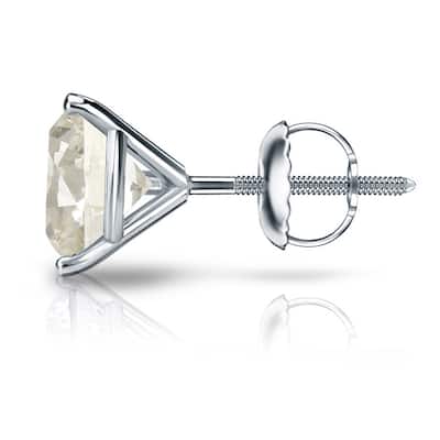 Auriya 1/4 to 3/4ctw Round Diamond Stud Earrings Platinum