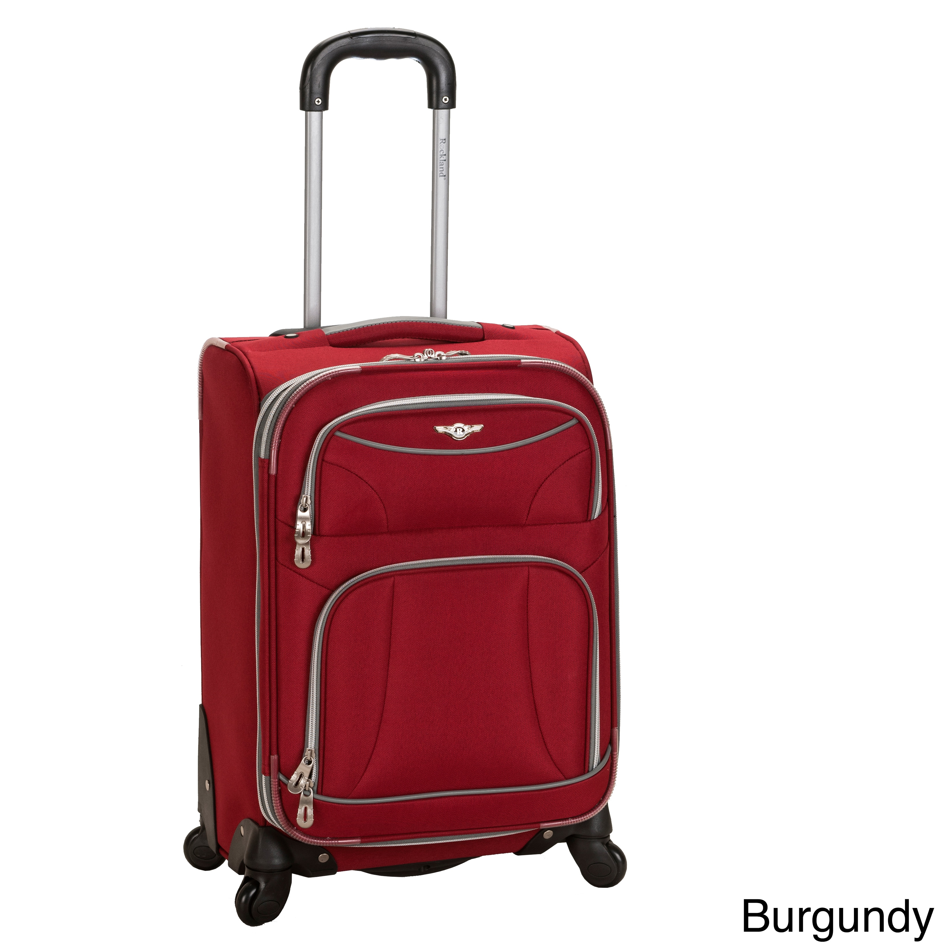 Rockland Fusion 20 inch Expandable Carry on Spinner Upright Luggage