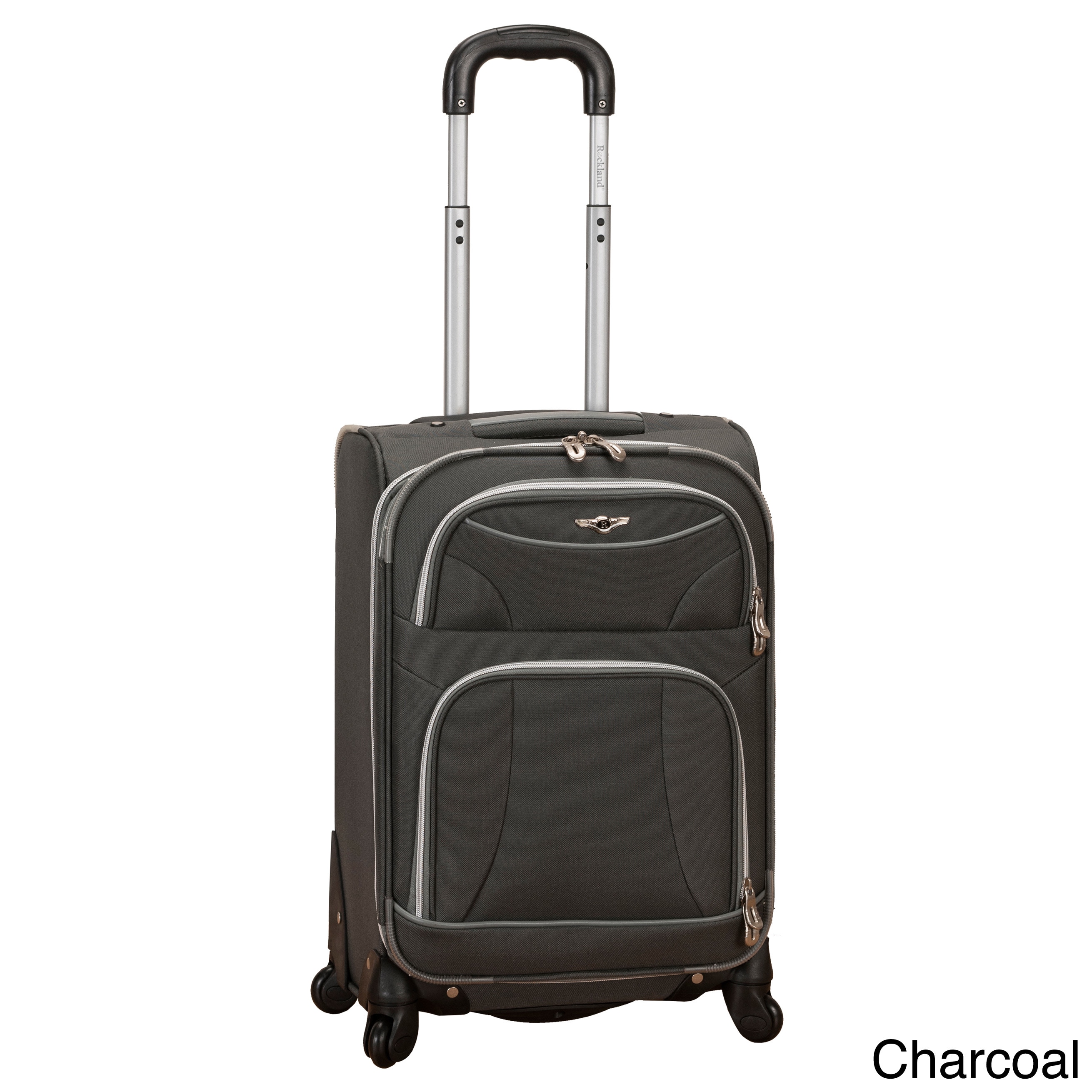 Rockland Fusion 20 inch Expandable Carry on Spinner Upright Luggage