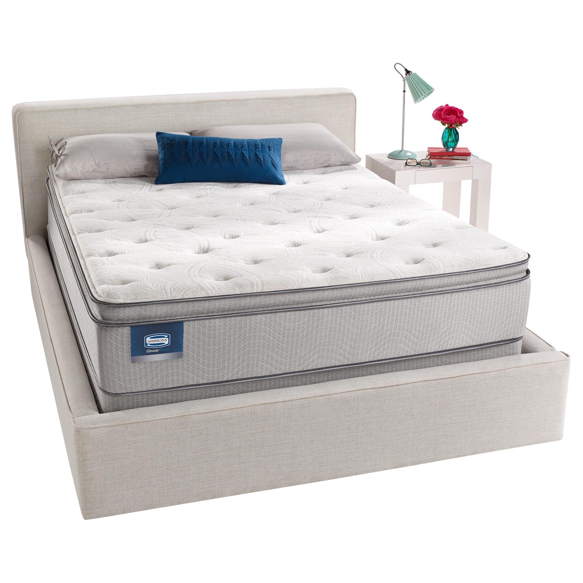 Shop Simmons Beautysleep Titus Pillow Top Twin Size Mattress Set