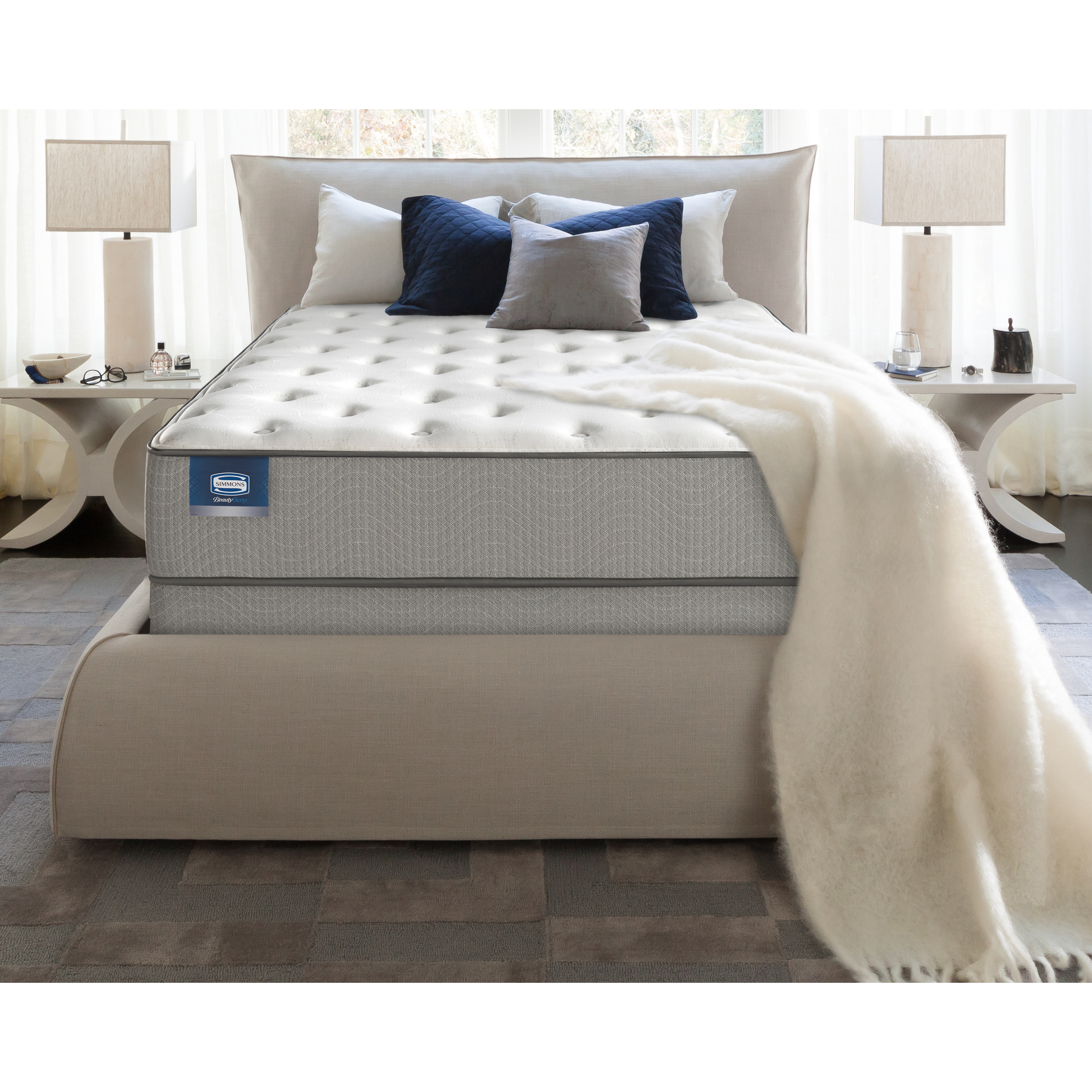 Shop Simmons BeautySleep Mount Baker Firm Full-size Mattress - Free ...