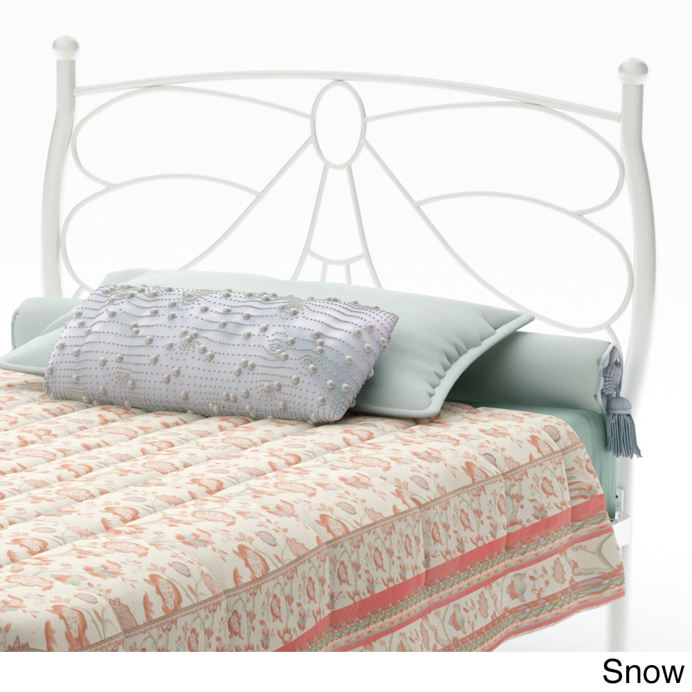 Amisco Papilio Twin Headboard And Footboard White Size Twin