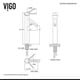 preview thumbnail 14 of 12, VIGO Sheer Black Glass Vessel Bathroom Sink Set With Dior Vessel Faucet