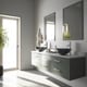 preview thumbnail 2 of 12, VIGO Sheer Black Glass Vessel Bathroom Sink Set With Dior Vessel Faucet