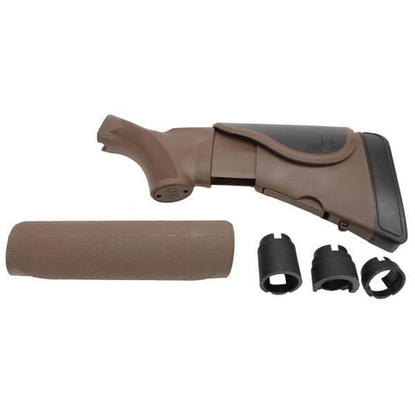 Akita Adjustable Dark Earth Brown Mossberg Stock/Forend with CR/SRS,