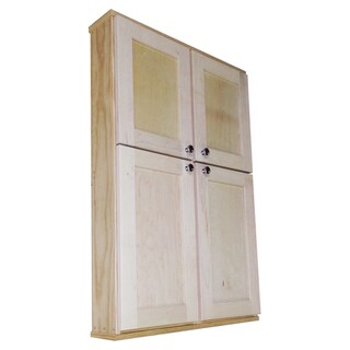 Andrew Series 42-inch Double Door Shallow Wall Cabinet ...