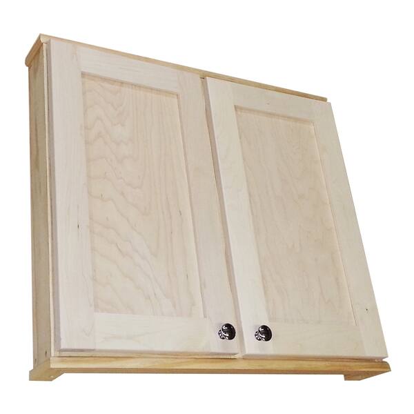 Shop Shaker Series 30 Inch Double Door On The Wall 3 5 Inch Deep