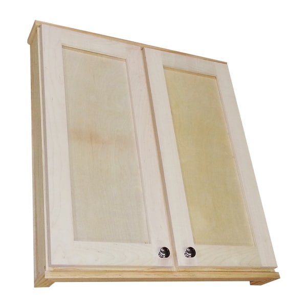 Shaker Series 36 inch Double Door On the wall Cabinet (3.5 inch depth)