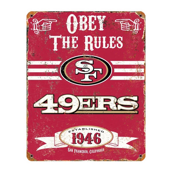 San Francisco 49ers Vintage Sign