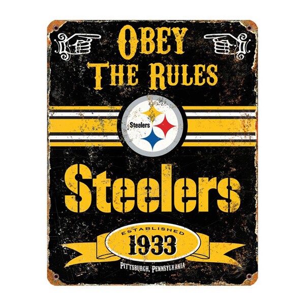Pittsburgh Steelers Vintage Sign