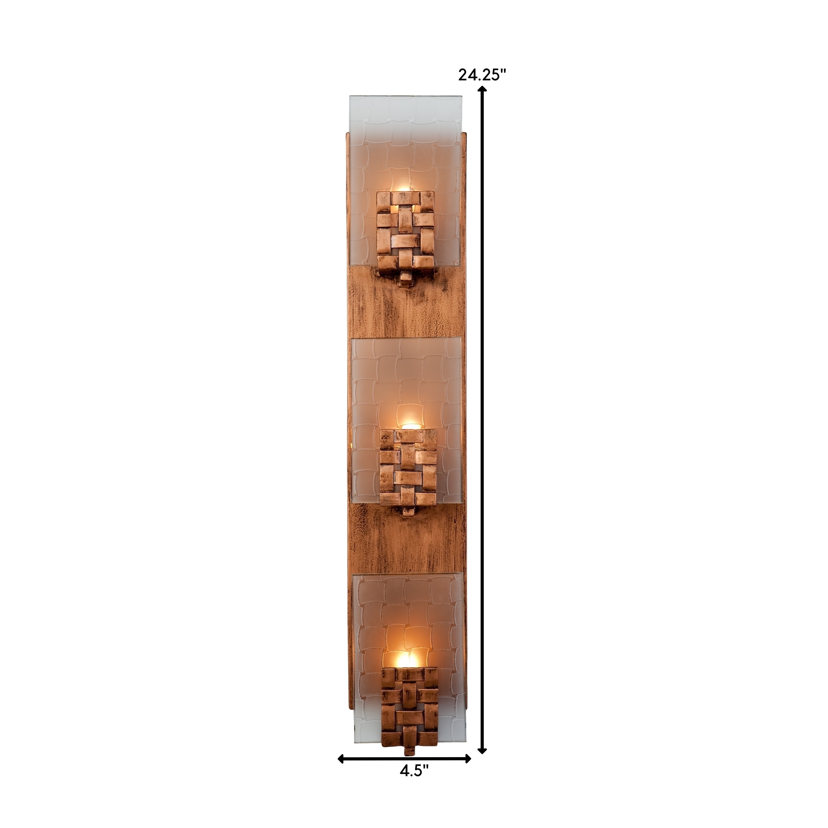 Varaluz Dreamweaver 3 Light Blackened Copper Vanity Fixture Overstock 8231598