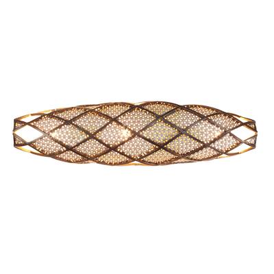 Varaluz Argyle 3-light New Bronze with Desert Pearl Vanity Fixture