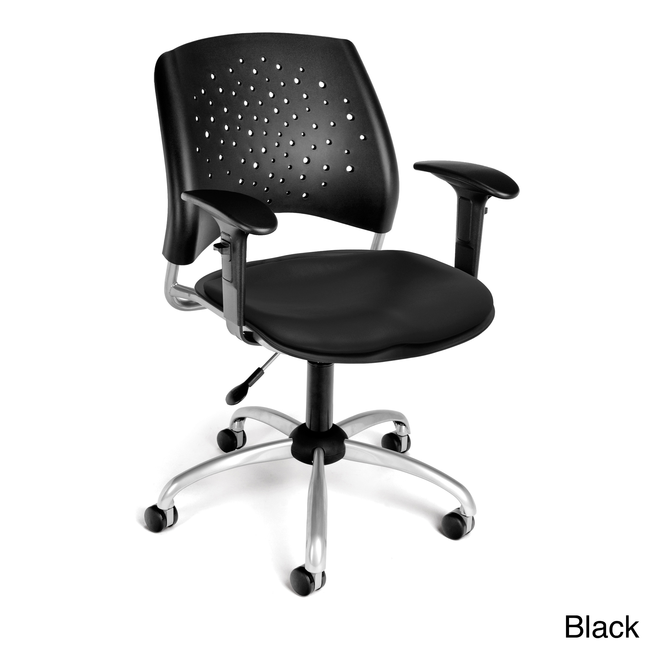 Star Series Vinyl Task Chair With Arms