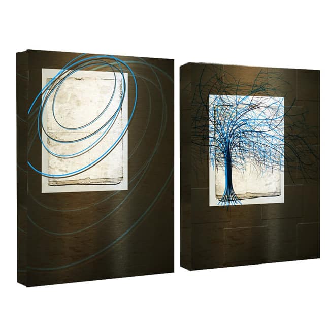 Ready2HangArt 'Abstract Spa' 2-piece Gallery-wrapped Canvas Art Set