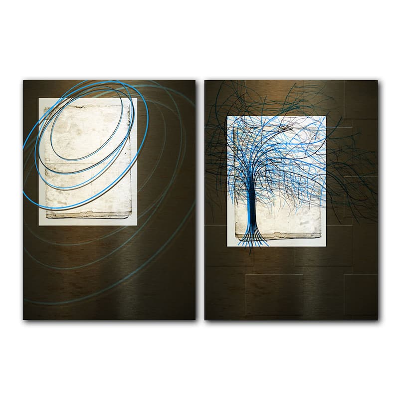 Ready2HangArt 'Abstract Spa' 2-piece Gallery-wrapped Canvas Art Set