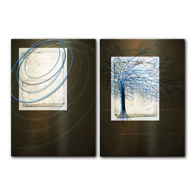 Ready2HangArt 'Abstract Spa' 2-piece Gallery-wrapped Canvas Art Set