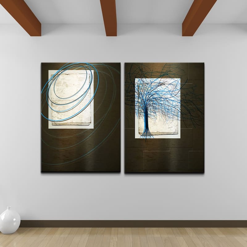 Ready2HangArt 'Abstract Spa' 2-piece Gallery-wrapped Canvas Art Set