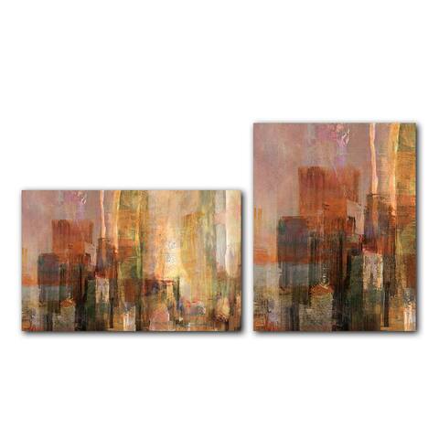 Ready2HangArt 'Abstract Spa' 2-piece Gallery-wrapped Canvas Art