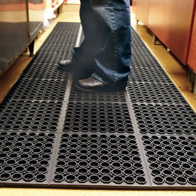 Rubber cal Dura chef Non slip Rubber Kitchen Mat (32 X 48)