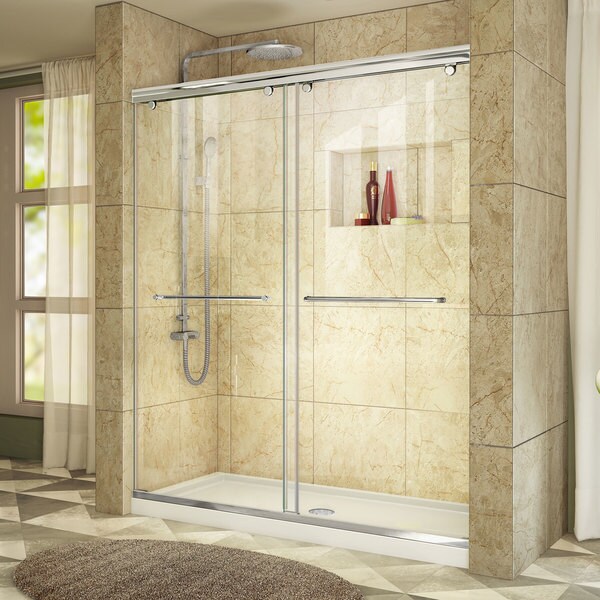 Dreamline Charisma Byp Sliding Shower Door And 36x60 In Dreamline Charisma Byp Sliding Shower Door And 36x60 In Base
