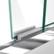 preview thumbnail 8 of 53, DreamLine Duet 36 in. D x 60 in. W x 74 3/4 in. H Bypass Sliding Shower Door and Shower Base Kit - 36" x 60"