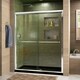 preview thumbnail 28 of 53, DreamLine Duet 36 in. D x 60 in. W x 74 3/4 in. H Bypass Sliding Shower Door and Shower Base Kit - 36" x 60" Silver          