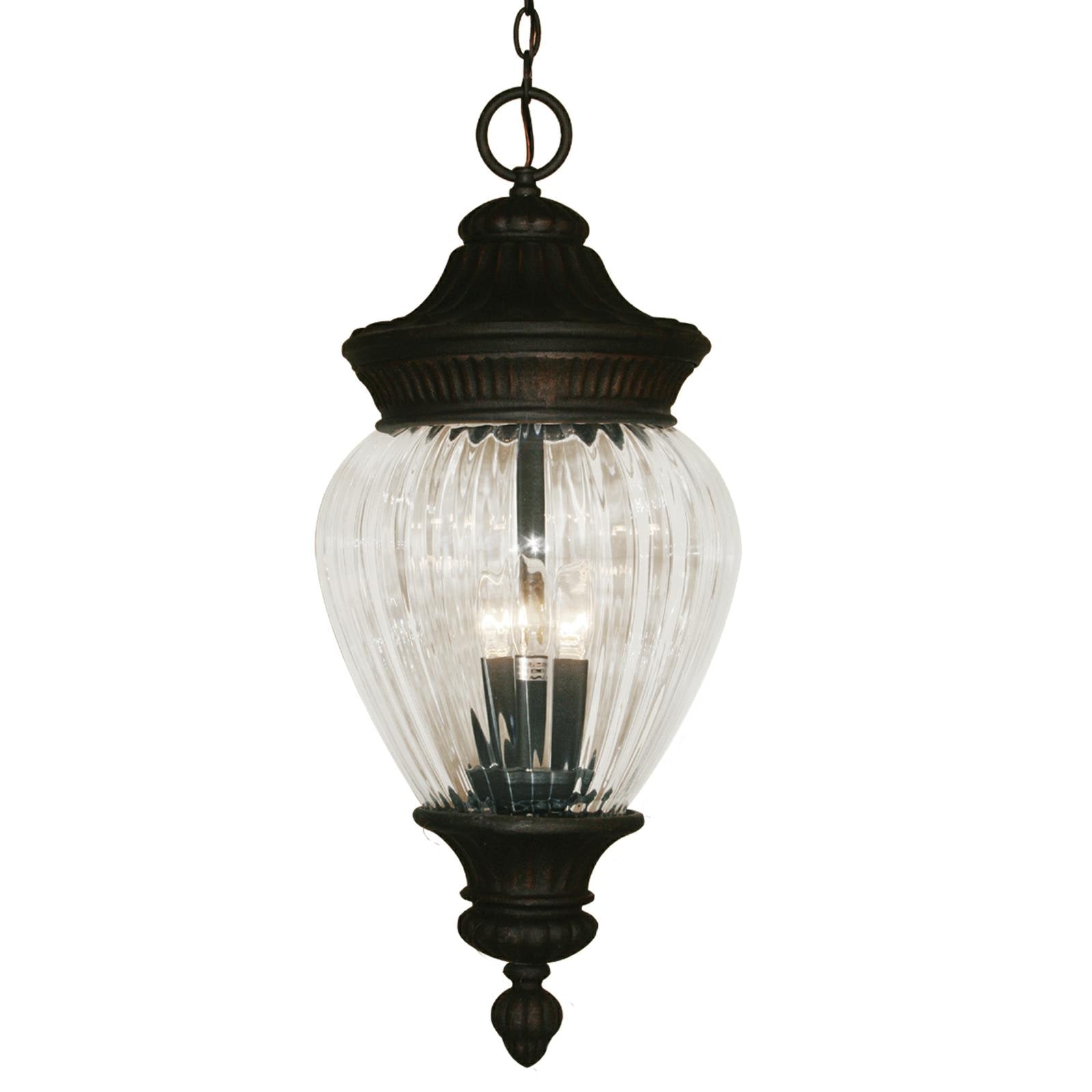 Devonshire Black Gold Outdoor Chain Light