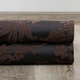 preview thumbnail 6 of 6, Exclusive Fabrics Magdelena Black/Copper Faux Silk Jacquard Curtain (1 Panel)