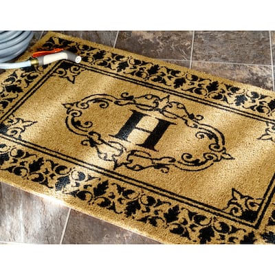 Nuloom Estate Monogrammed Welcome Door Mat