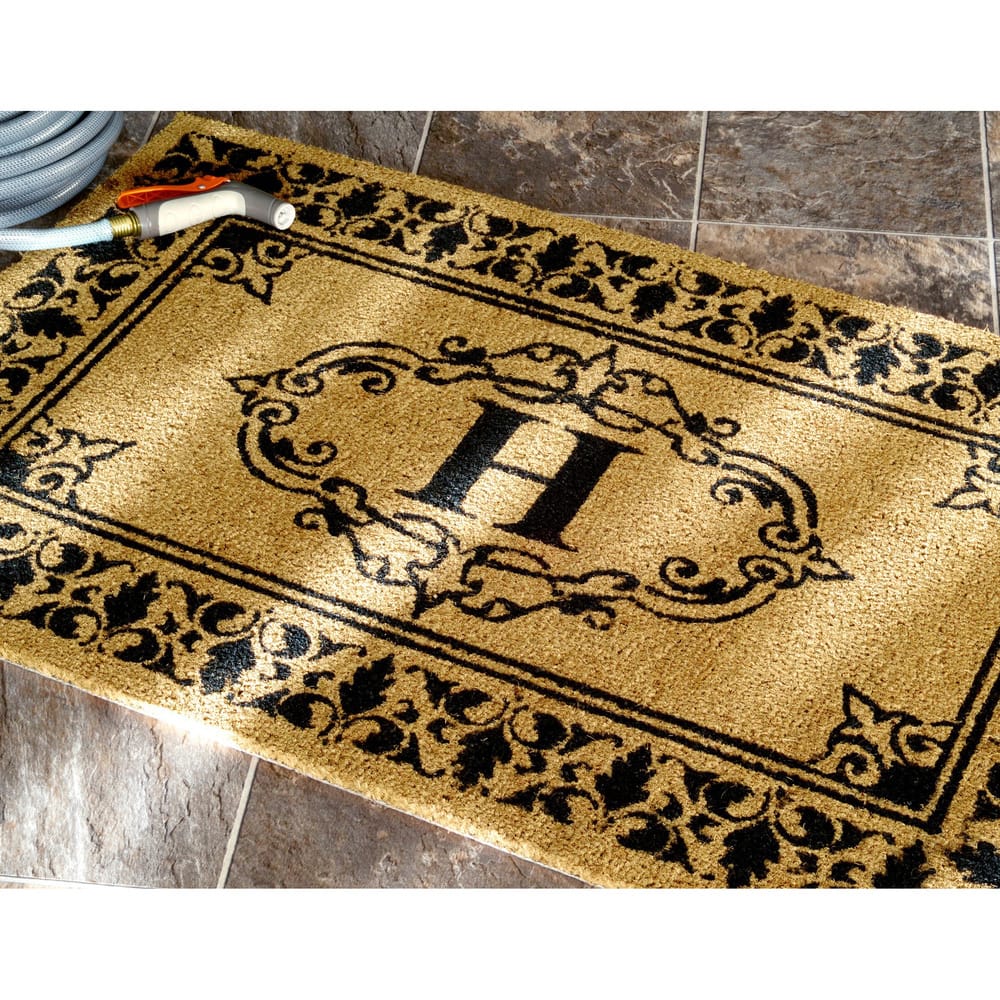 Nuloom Estate Monogrammed Welcome Door Mat