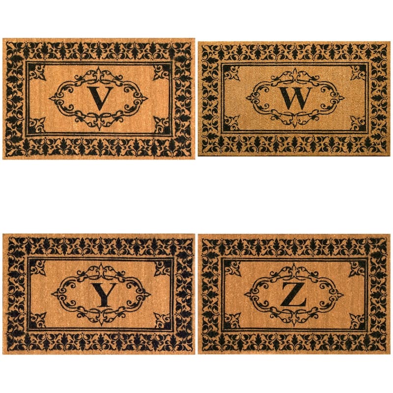 Nuloom Estate Monogrammed Welcome Door Mat