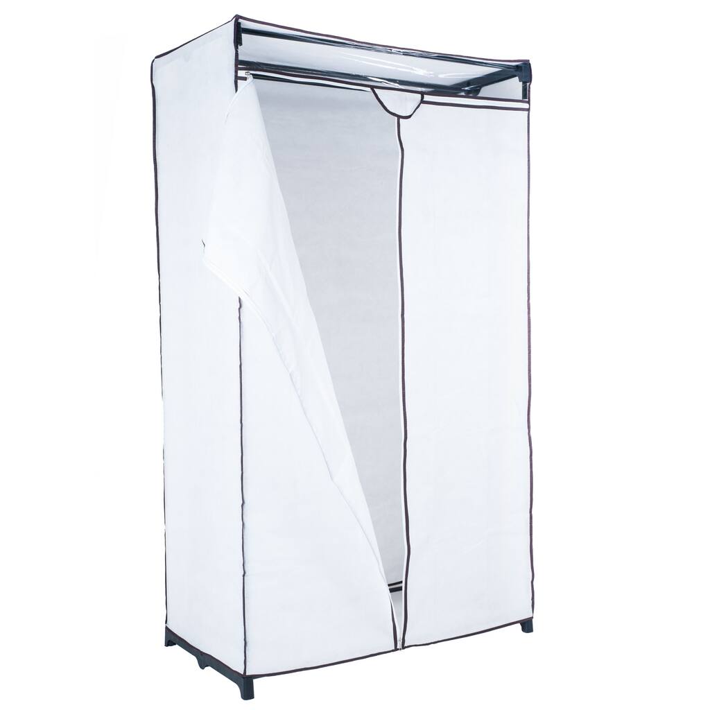 Trademark Home White Portable Storage Closet