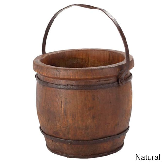 Wooden Barrel Decorative Bucket