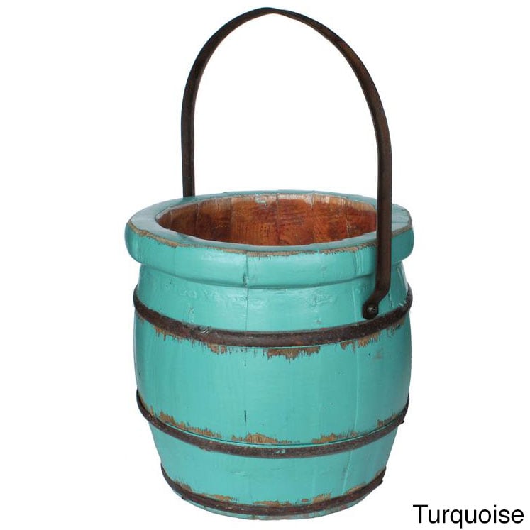 Wooden Barrel Decorative Bucket