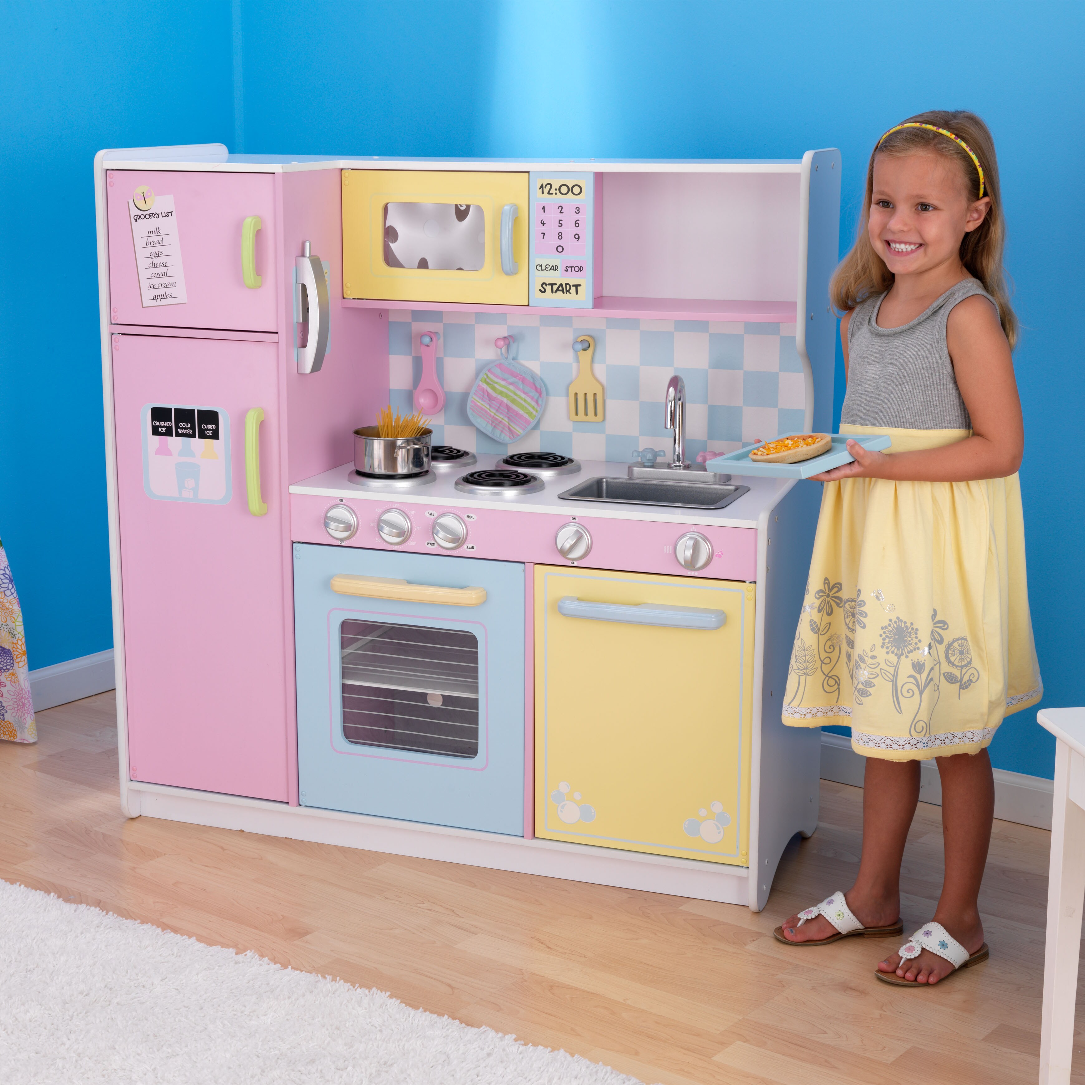Kidkraft pastel kitchen accessories store