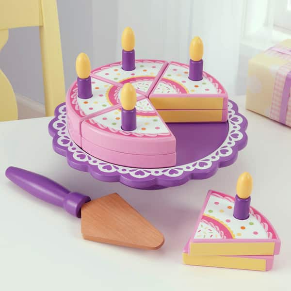 slide 1 of 1, KidKraft Birthday Cake Set