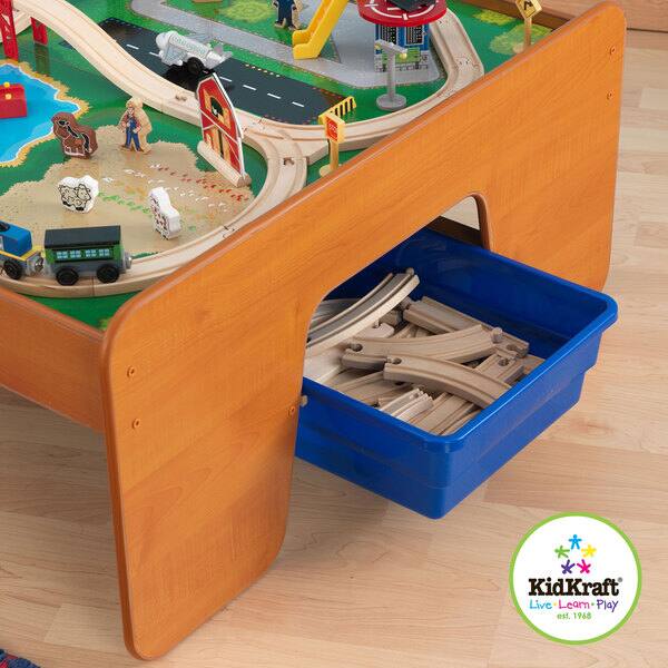 Shop Kidkraft Ride Around Town Train Table Set Free Shipping