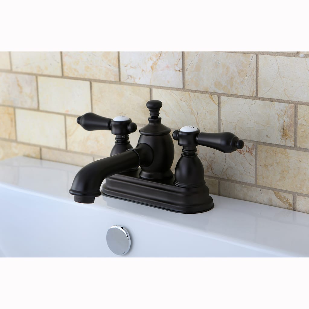 Oil Rubbed Bronze Widespread Bathroom Faucet