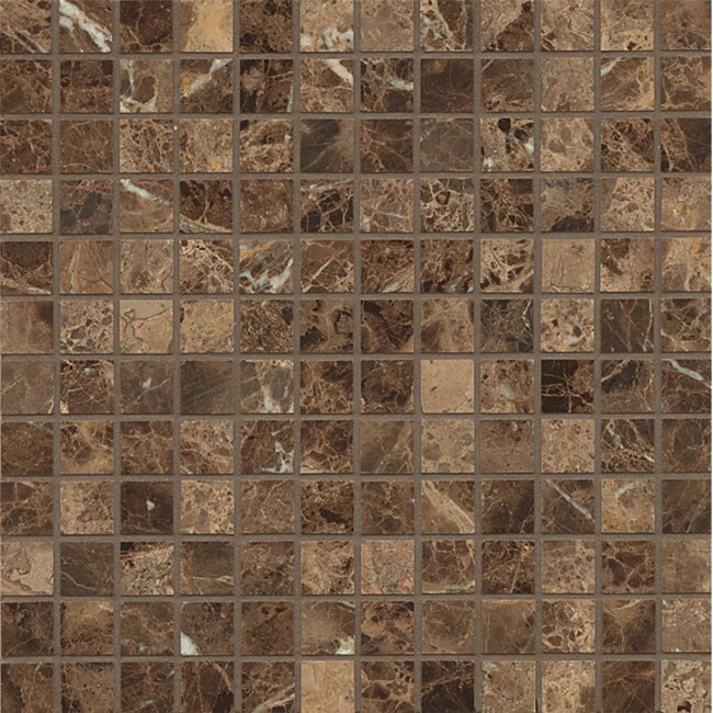 Emperador Dark Marble Mosaic Polished Tiles Box Of 10 Sheets Emperador Dark Marble Mosaic