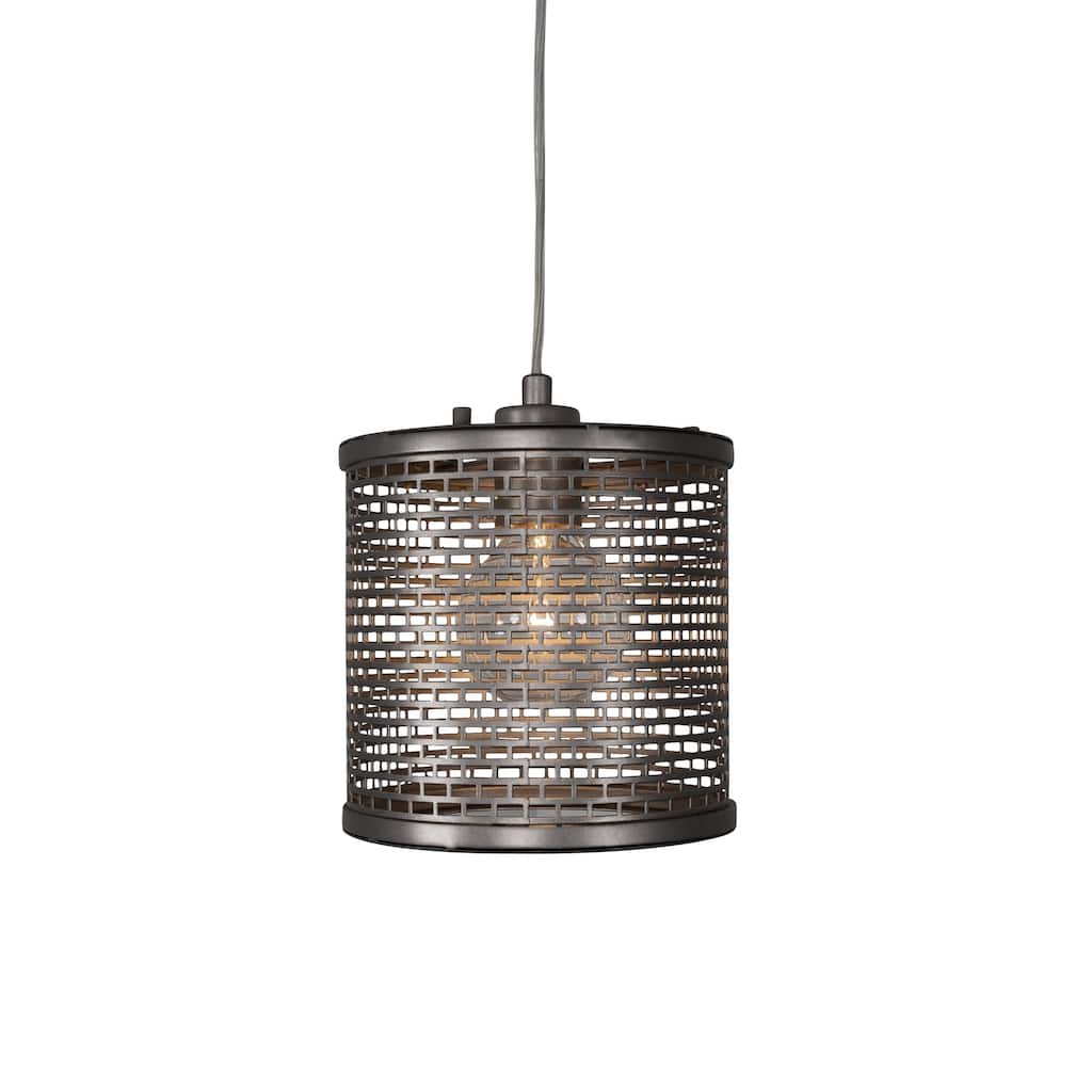 Varaluz Lit-Mesh Test 1-light New Bronze Mini Pendant