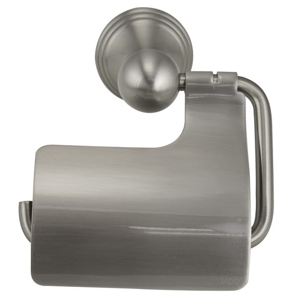 Jado Classic Hooded Brushed Nickel Toilet Paper Holder