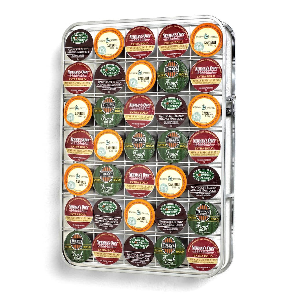 35 Cup Chrome Universal K Cup Storage Rack