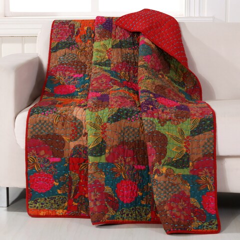Greenland Home Fashions Jewel Quilted Throw