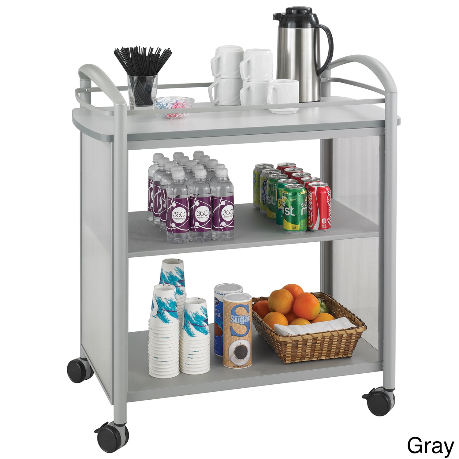 Safco Impromptu Beverage Cart