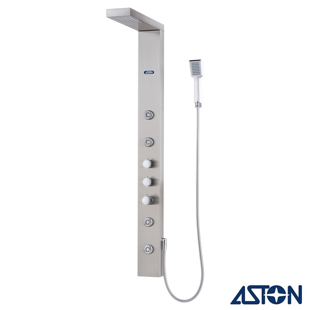 Aston 55 inch Stainless Steel 4 jet Shower Panel