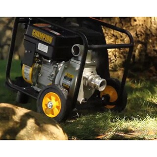 Champion 2-Inch Gas-Powered Semi-Trash Water Transfer Pump with Hose and  Wheel Kit - Bed Bath & Beyond - 8237221